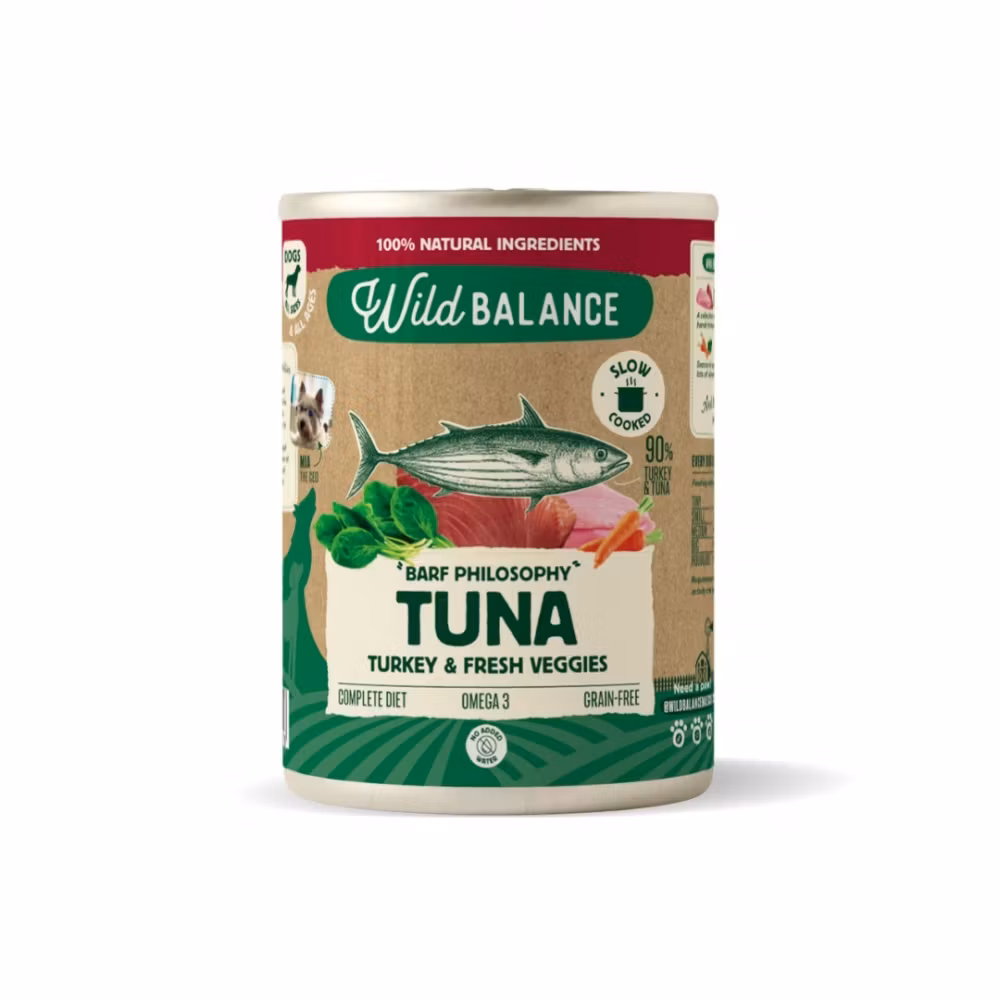 Wild Balance Tuna BARF 400g - Tunfisk og Kalkun