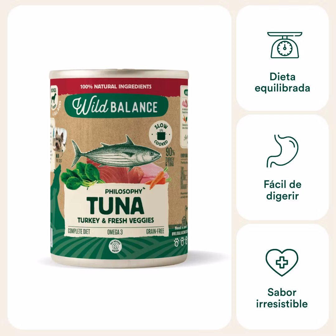 Wild Balance Tuna BARF 400g - Tunfisk og Kalkun