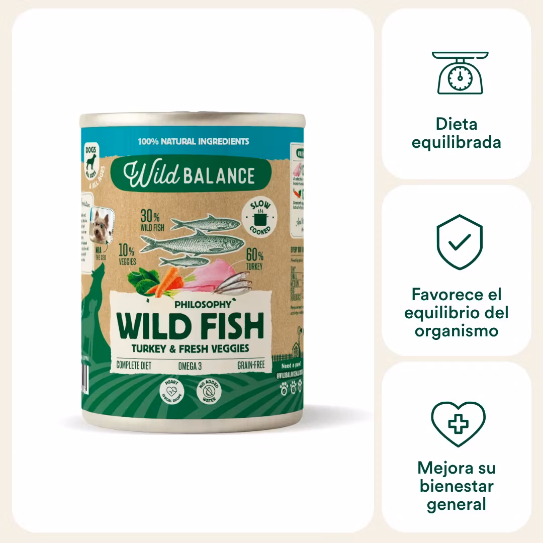 Wild Balance Wild Fish BARF 400g - Villfisk og Kalkun