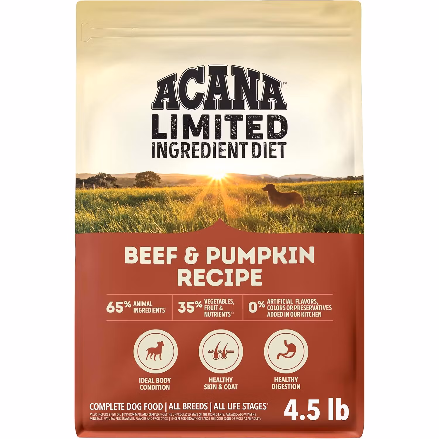 Acana Dog Beef with Pumpkin Recipe - Singles