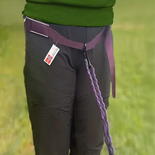 Huken Smalt Magebelte med twistlås/Frontstykke med twistlås