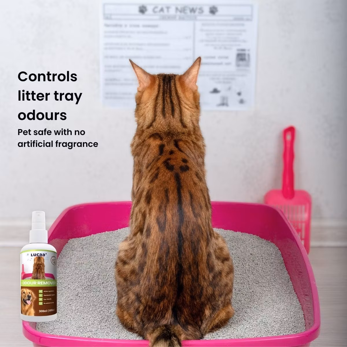 LUCAA+  Probiotic Pet Odour Remover spray - 300ml