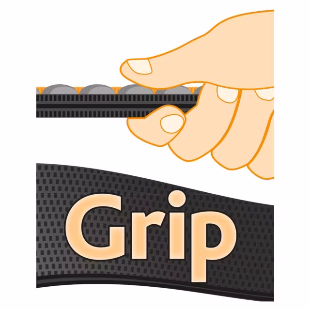 Sporline Gummiert - Oransje-  Langline