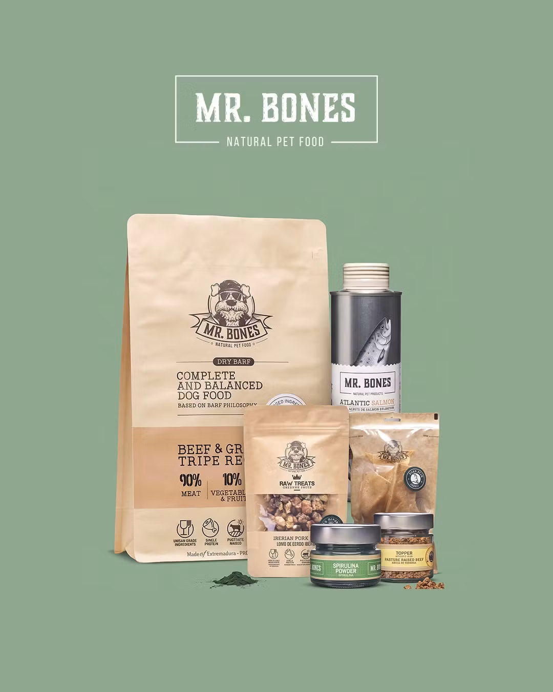 Mr. Bones Dry BARF Storfe og Vom