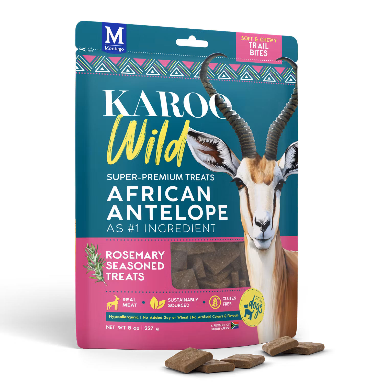 KAROO Wild - Trail Bites Antilope & Rosmarin 227g