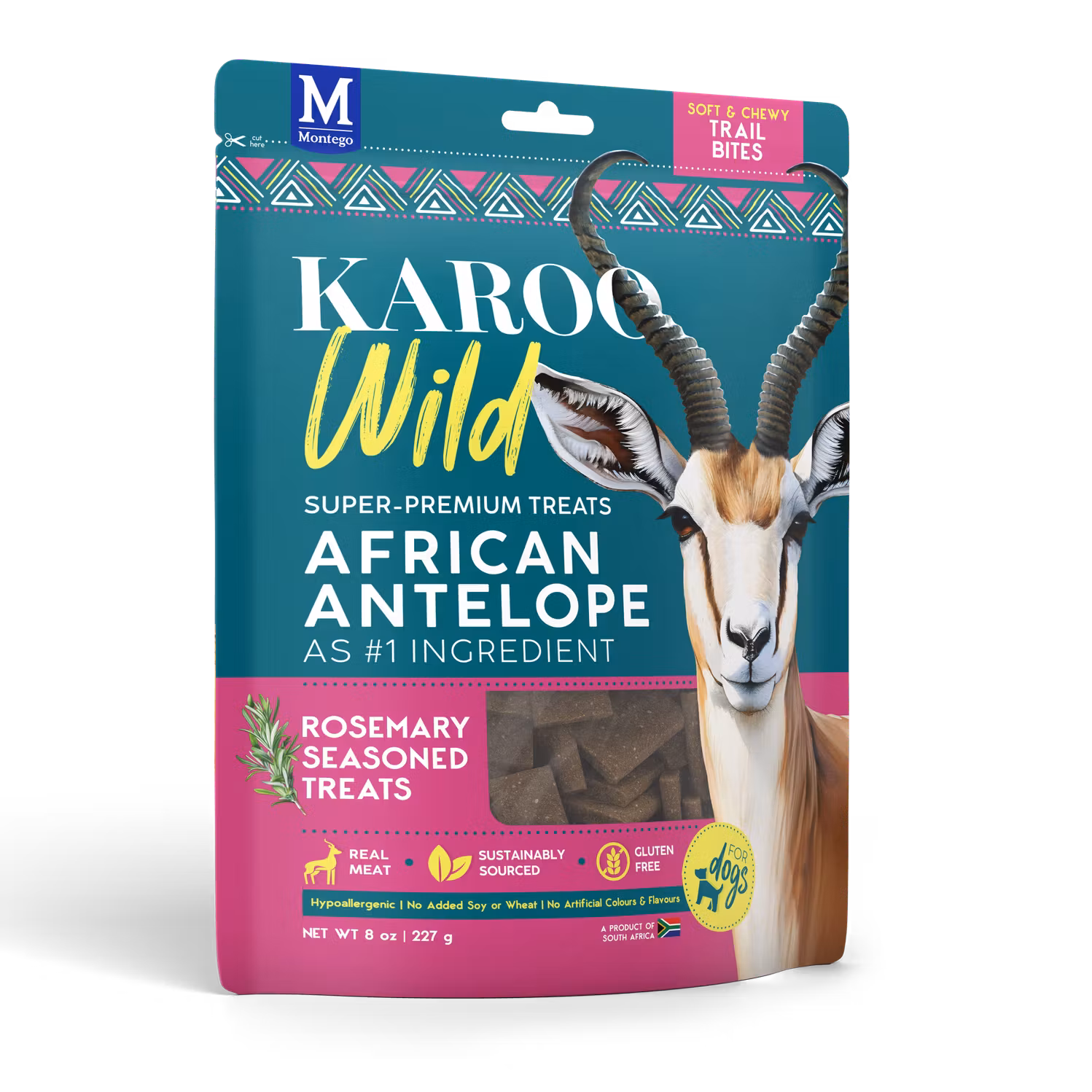 KAROO Wild - Trail Bites Antilope & Rosmarin 227g