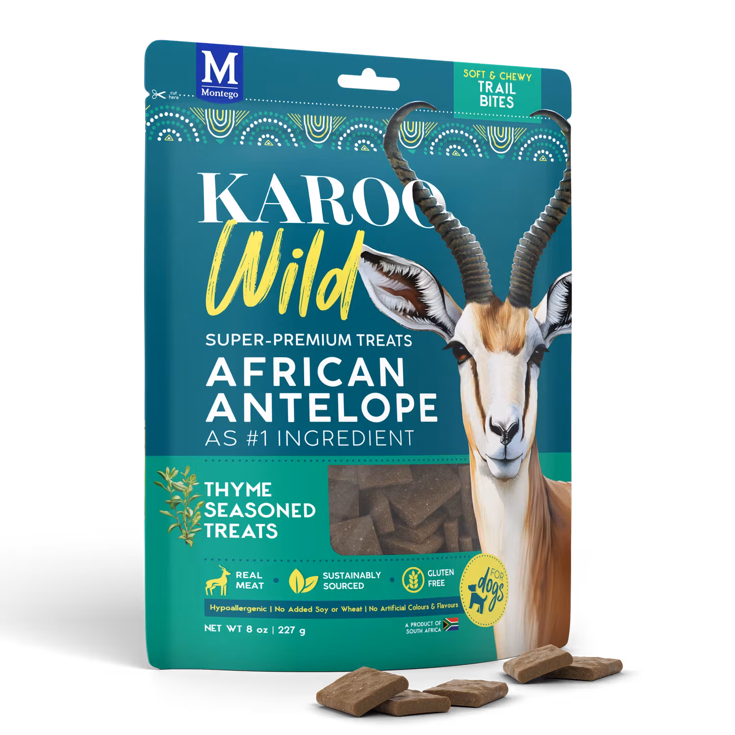 KAROO Wild - Trail Bites Antilope & Timian 227g