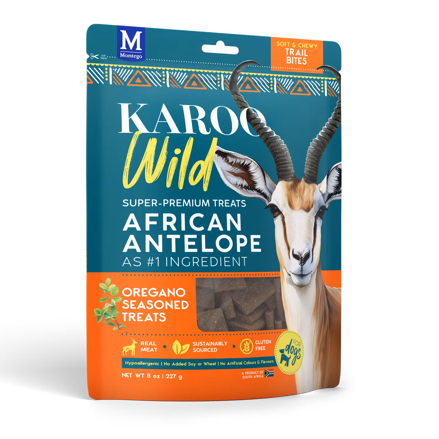 KAROO Wild - Trail Bites Antilope & Oregano 227g