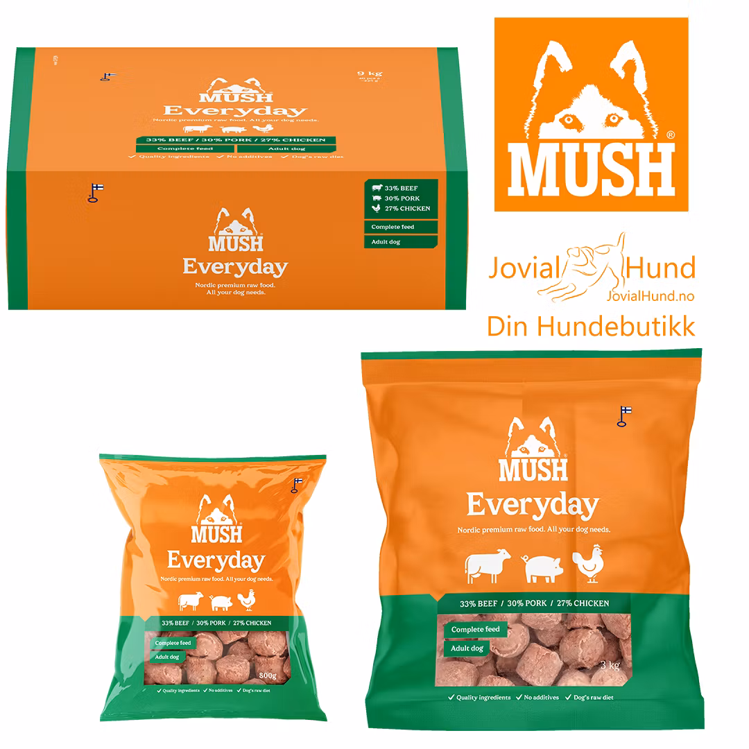 MUSH Everyday Grønn Storfe-Gris-Kylling - Green