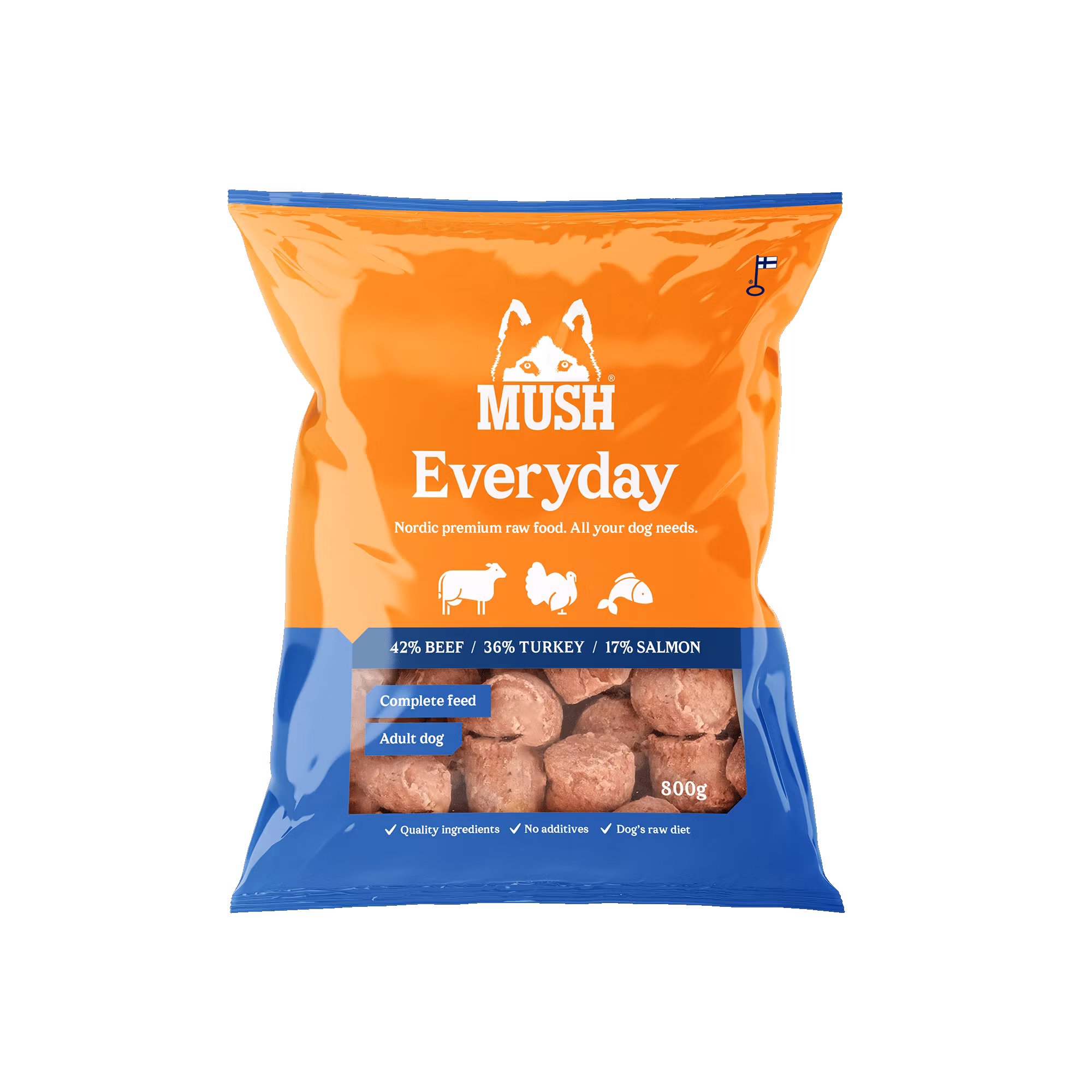 MUSH Everyday Okse-Kalkun-Laks (Blå) - Blue