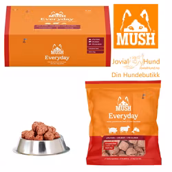 MUSH Everyday Rød (Gris-Okse-Laks) - Red