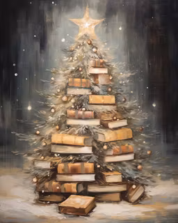 Enkelt kort - Julgransböcker (10 stycken)