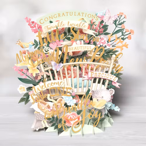 Magiska gratulationskort - Ett litet barn (6 kort)