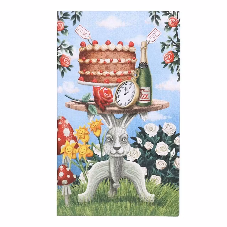 Magiskt, utvikbart gratulationskort - Alice i huset (6 kort)