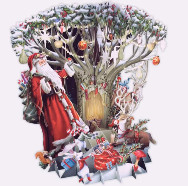 Tomten och Juleträdet (6 kort med kuvert)