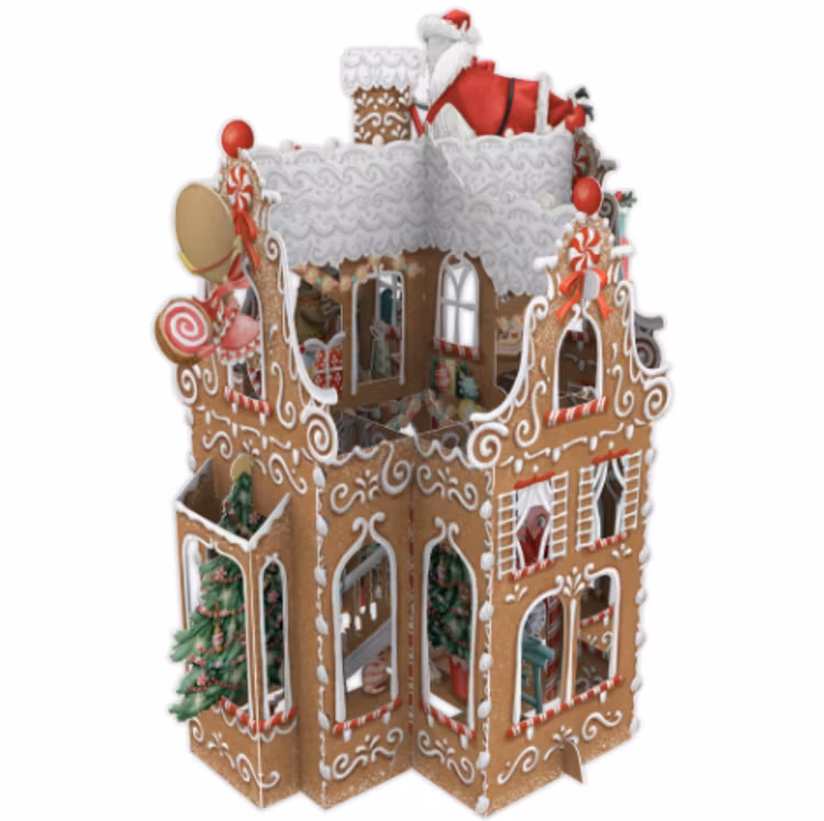 Pepparkakshuset (6 kort med kuvert)