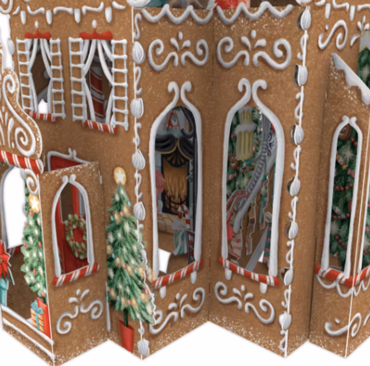 Pepparkakshuset (6 kort med kuvert)