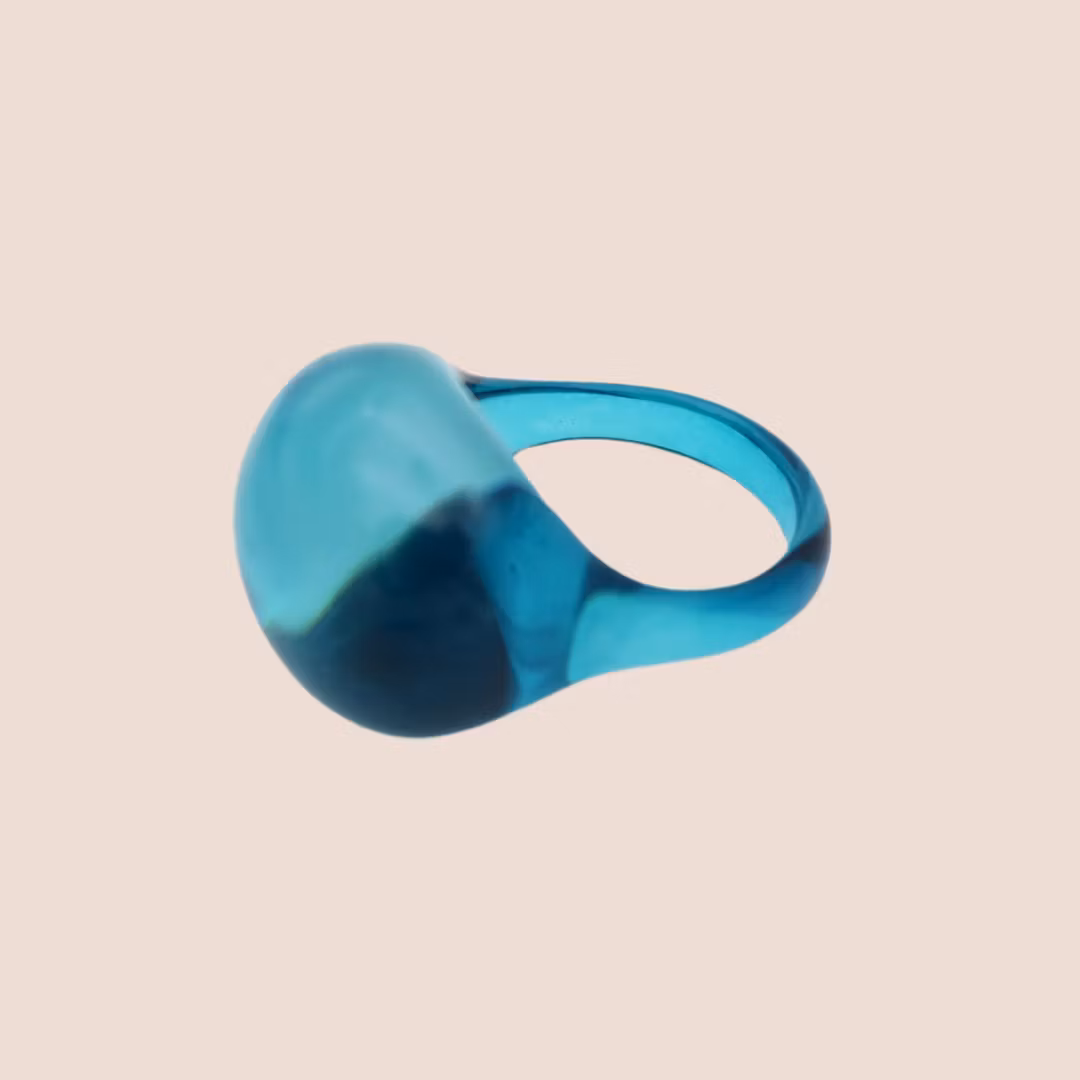Bulan ring #blå