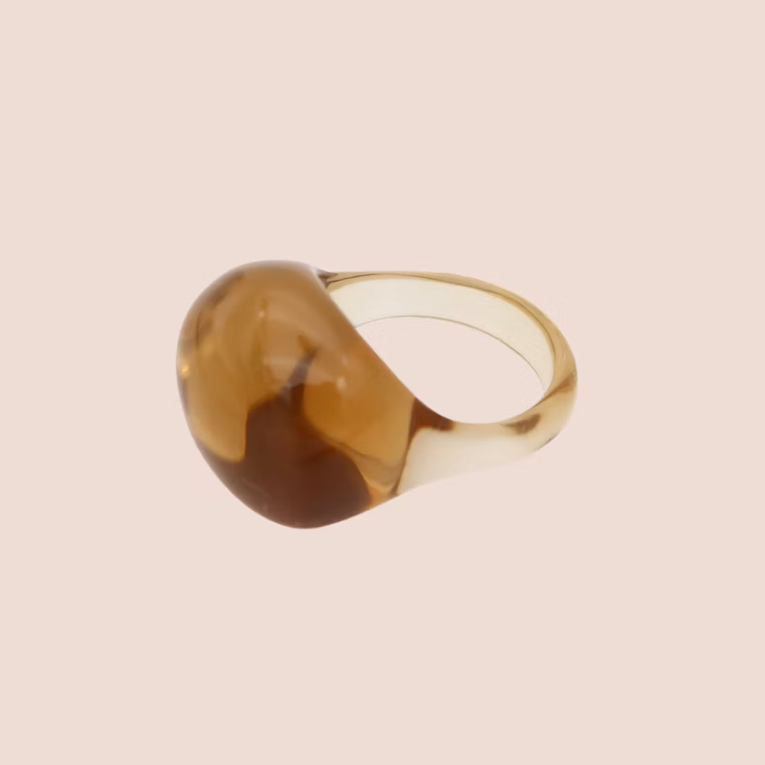 Bulan ring #brun