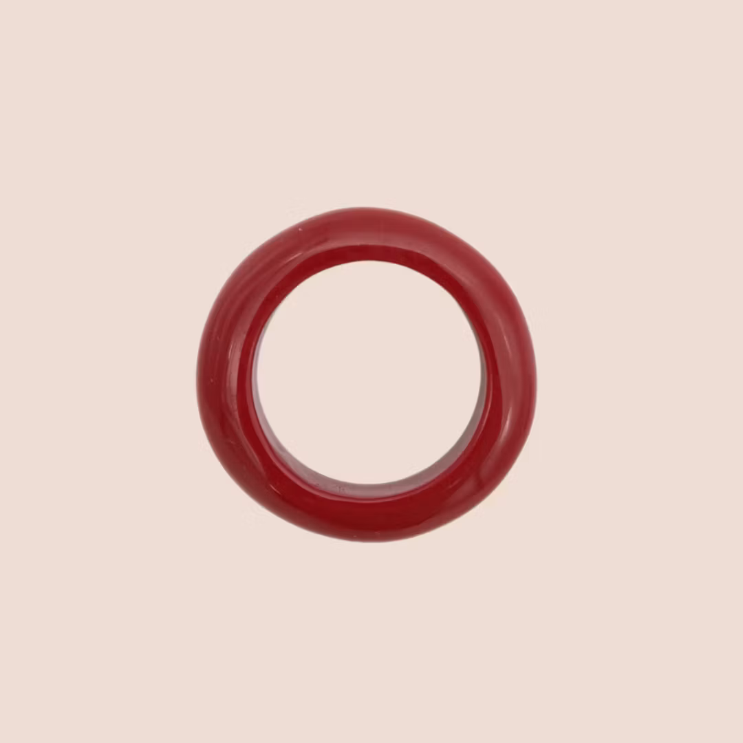 Enkelheten plastring #burgundy