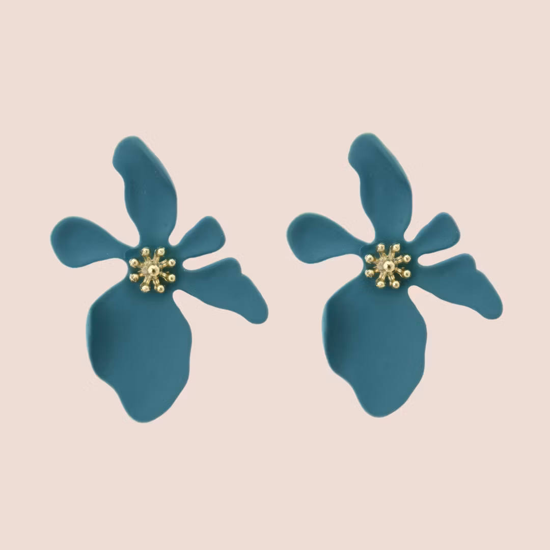 Snirkliga stud-blomster #mörkturkos