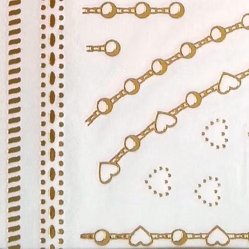 Nail Tattoos, guld & silver - Your Nailerystore