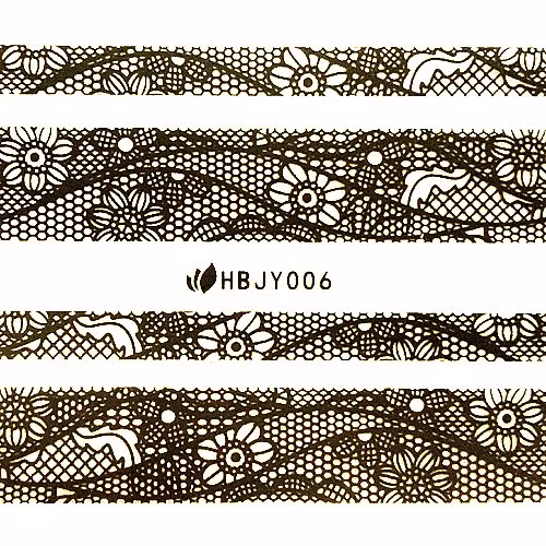 Svarta stickers - Your Nailerystore