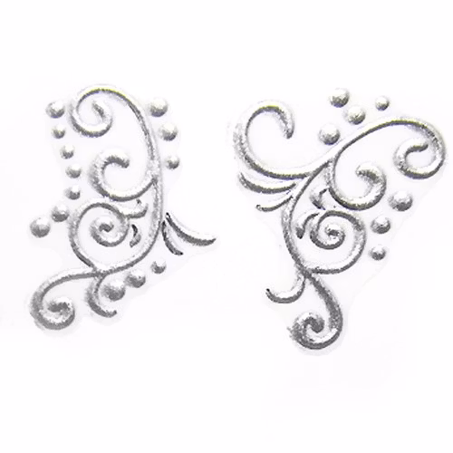 Silver stickers - Your Nailerystore