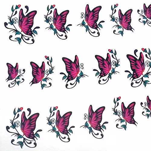 Nail Tattoos, blandade färger - Your Nailerystore