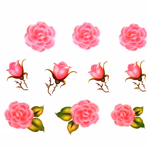 Nail Tattoos, blommor - Your Nailerystore