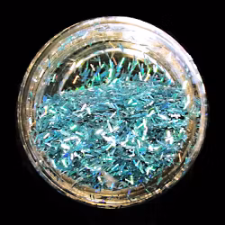 Mini flitter, mörk turkos