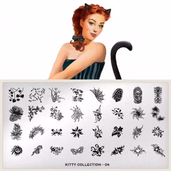 MoYou London Stämpelplatta - Kitty 04