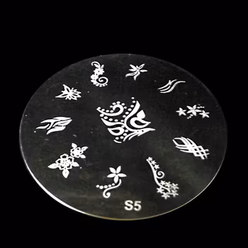 Stamping plate / motivbricka, S5