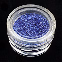 Minipärlor, mörkblå