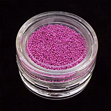 Minipärlor, cerise