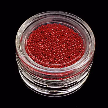 Minipärlor, röd