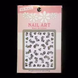 Svarta nagelstickers, F15