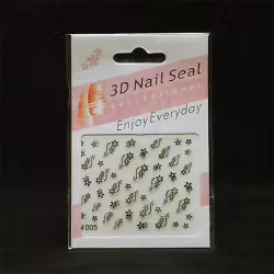 Svarta nagelstickers, N005