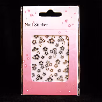 Svarta nagelstickers, RN-P08