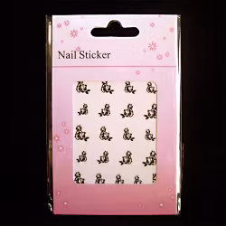 Svarta nagelstickers, SJA-7