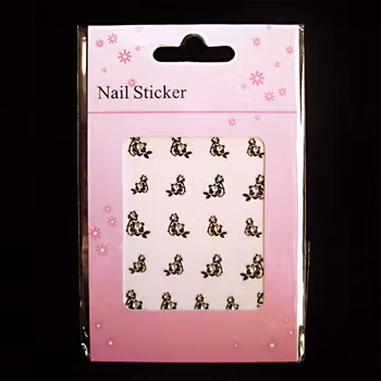 Svarta nagelstickers, SJA-7