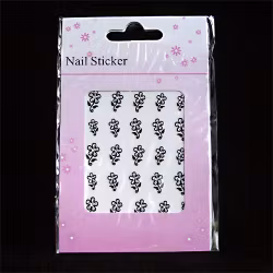 Svarta nagelstickers, SJA-8