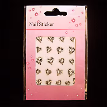 Svarta nagelstickers, SJA-10 hjärtan