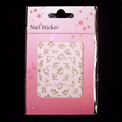 Nagelstickers silver, SV9