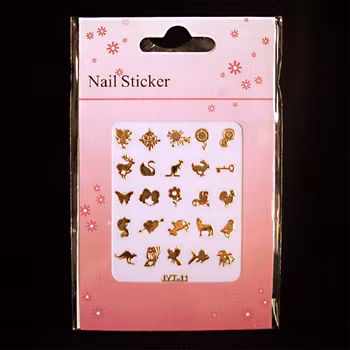 Nagelstickers guld, JYT-11