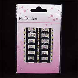 Nagelstickers franska, J11