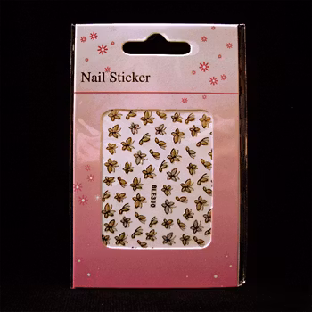 Nagelstickers blandade, BLE330 fjärilar
