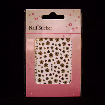 Nagelstickers blandade, BLE337 blommor