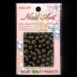 Nagelstickers blandade, AK39 blommor