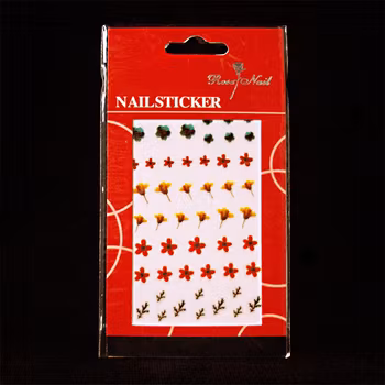 Nagelstickers blandade, AN-SP003 blommor